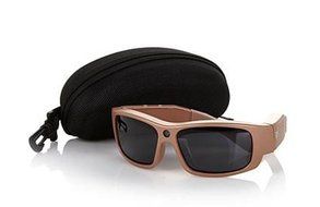 GoVision Polarized HD Video-Capture Sunglasses with Still Camera, Carrying Case and 4GB microSDHC Card - Titanium