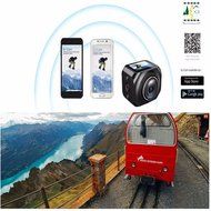 360 Panoramic Camera, Hizek Wireless Mini Sports Action HD Video Camera Outdoor Camera DV Player With Remote Control... N3
