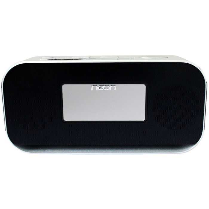 Neon electronic MS115BT-37 Clock radio with perfect sound, Bluetooth, Dual Alarm and 20 FM radio station presets N5