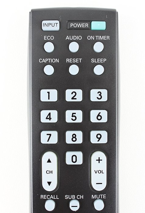 Sanyo LCD Plasma HDTV TV Remote Control GXBM Supplied with models: DP32640 DP42740 DP42841 DP46841 DP50741 N6