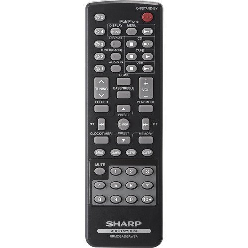 Sharp 240 Watts Mini Hi-Fi Audio Stereo Sound System With Ipod/iphone Dock, 5-Tray CD Player, Full Logic Cassette... N9
