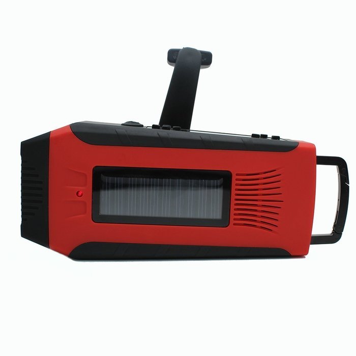 RunningSnail Mulit-Pupose Solar Digital Hand Crank AM/FM/NOAA Weather Radio,1W LED Flashlight, 2000 mAh Power... N5