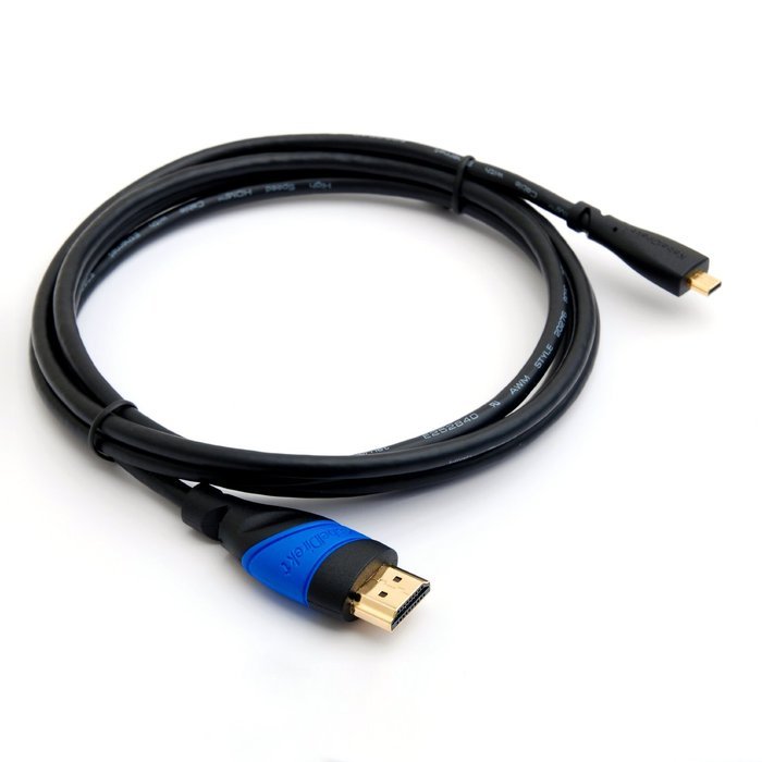 KabelDirekt (10 feet) Micro HDMI to HDMI Cable (1080p 4K 3D High Speed with Ethernet ARC) - FLEX Series N2