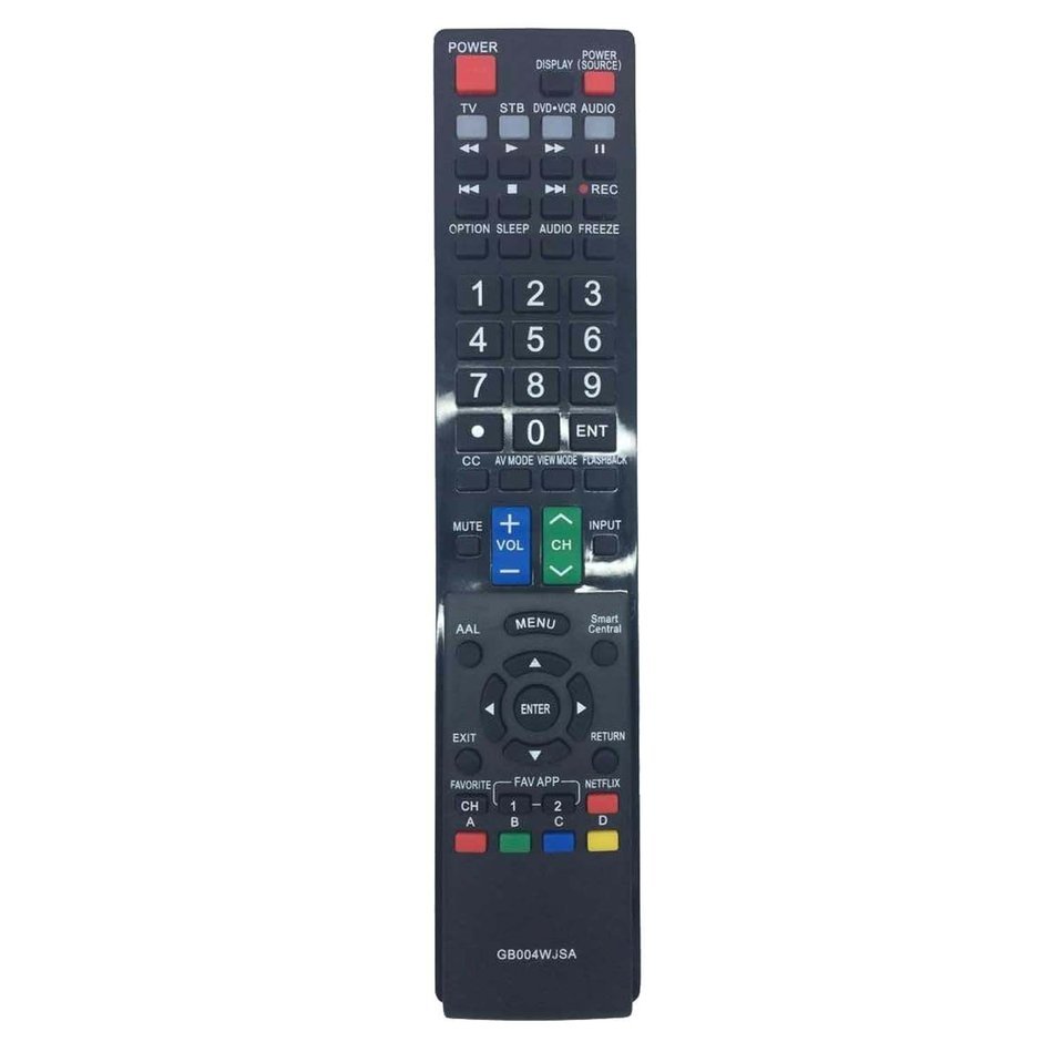 VINABTY New GB004WJSA Replaced Remote control fit for Sharp LC-80LE857U LC-70LE857U LC-60LE857U LC-80LE757U LC...