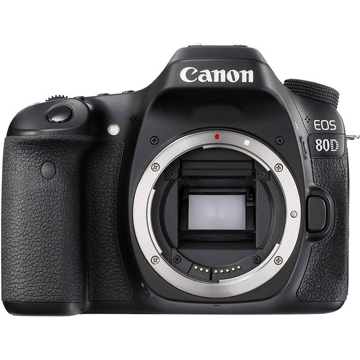 Canon EOS 80D Wi-Fi Digital SLR Camera Body with 18-200mm IS Lens + 64GB Card + Battery + Backpack + Flash + Flex... N2