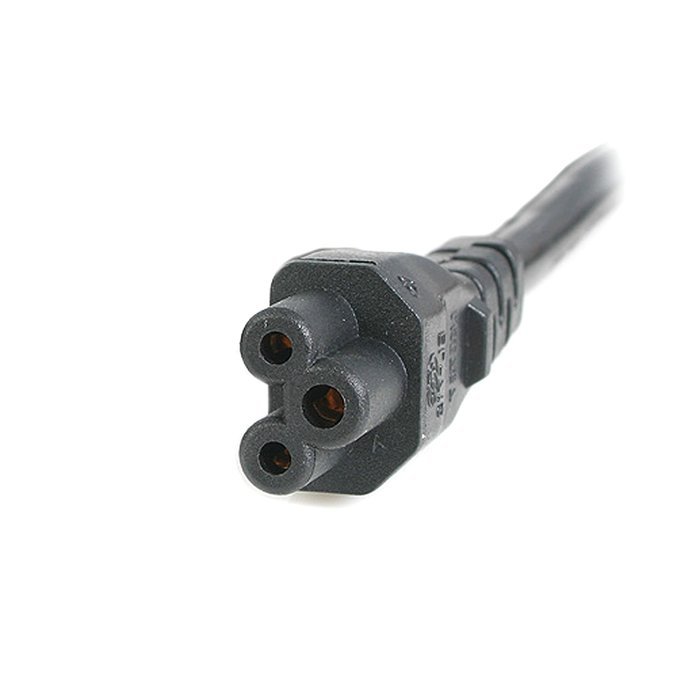 StarTech.com 6 ft Standard Laptop Power Cord - NEMA 5-15P to C5 - 6ft NEMA 5-15P to IEC 320 C5 Power Cable - 3... N4