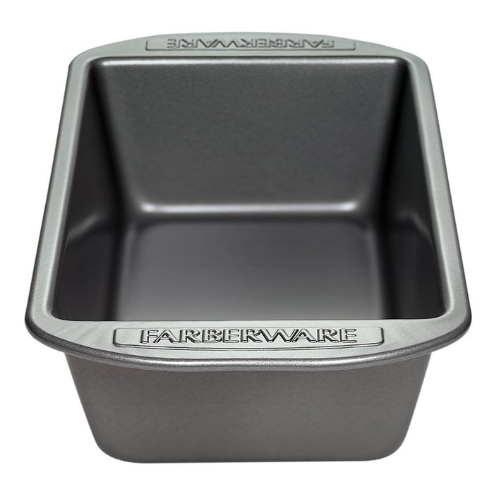Farberware Bakeware 9 x 5-Inch Nonstick Loaf Pan, Gray N2
