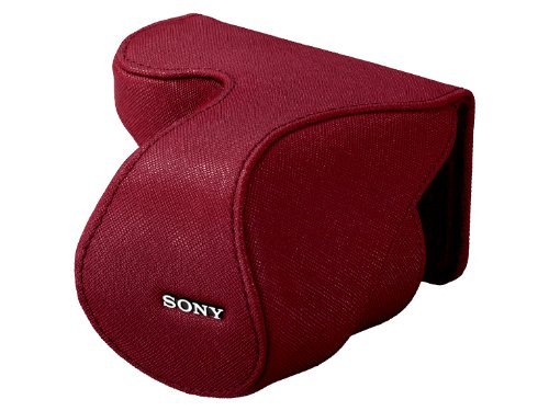 Sony Lens Case Jacket for NEX-5 NEX-3/C3 with E18-55mm F3.5-5.6 OSS (SEL1855) | LCS-EML2A R RED