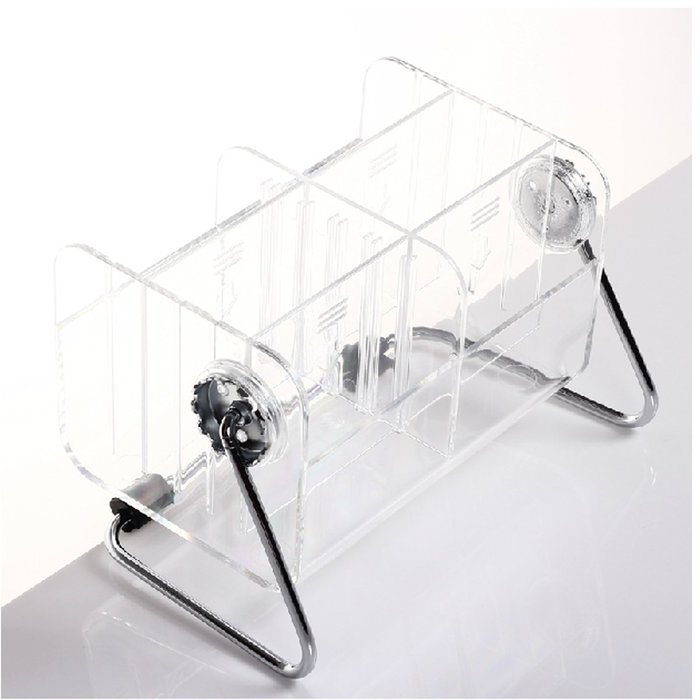HQdeal Clear Desktop Remote Control Holder/ Organizer Media Storage - Holds up to 6 Remotes N2