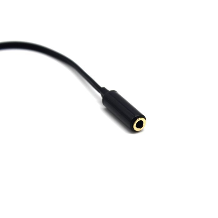 MOTONG 20CM Length 3.5mm Female to Dual 3.5 Male Mic & Stereo Audio Splitter Cable for Smartphone Headset and... N2