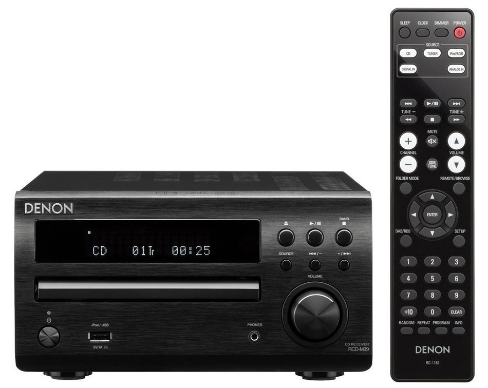 Denon D-M39S 192kHz/24-Bit Micro Component System for High Quality Sound (Discontinued by Manufacturer) N7