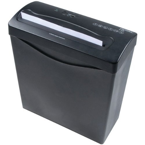 New ROYAL 29183G-BK CX6 6-Sheet Crosscut Shredder