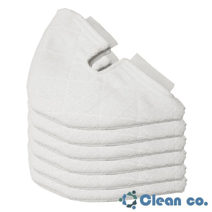 6 Replacement Triangle Pads Compatible with Shark Euro Pro Pocket Steam Mop