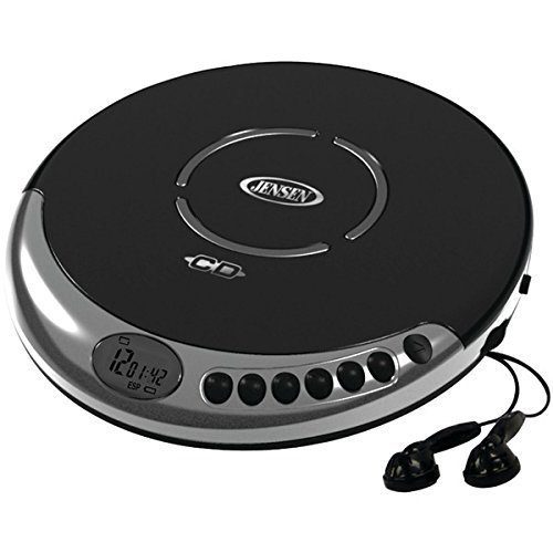 New JENSEN CD-60C Personal CD Player with Bass Boost