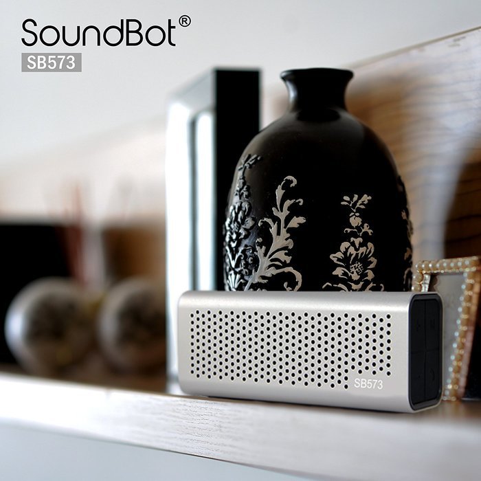 SoundBot SB573 Bluetooth Wireless Speaker for 6hrs Music Streaming & 10hrs Hands-Free Calling w/ Premium Aluminum... N7