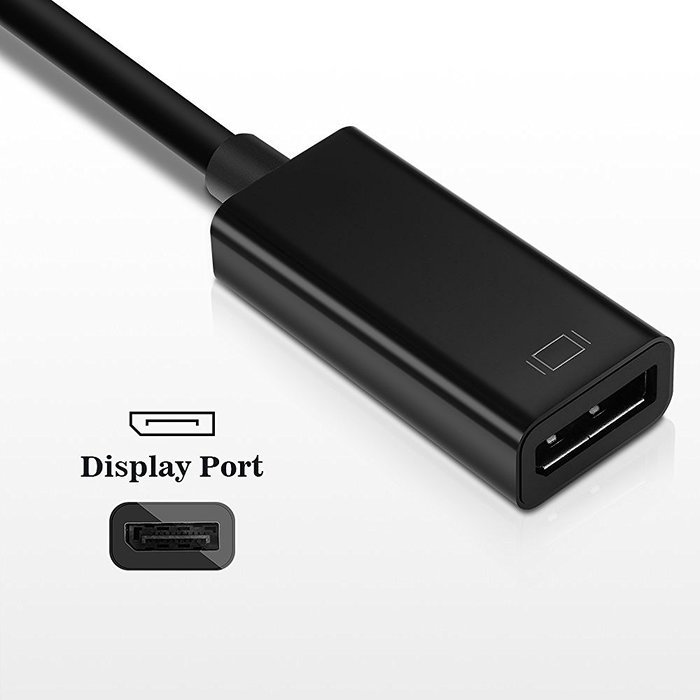VicTec Type C to DisplayPort Adapter, USB 3.1 Type C (USB-C) to DisplayPort Cable Converter Supporting 4K 1080P... N6