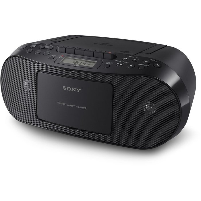 Sony CFDS50 Portable CD, Cassette & AM/FM Radio Boombox-(Certified Refurbished)