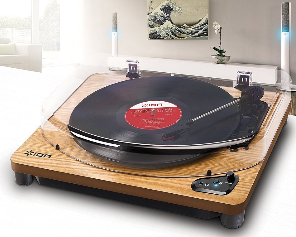 ION Audio Wireless Streaming Turntable Air LP WD N4