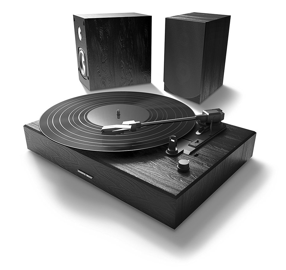 Sharper Image Sharper Image 3PC BT Turntable BLACK