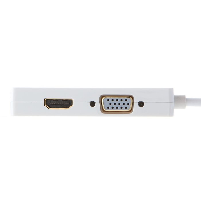 Mini DP to HDMI VGA Adapter, 2-in-1 (Two-In-One) Mini DisplayPort (Thunderbolt compatible) to HDMI/VGA converter... N18