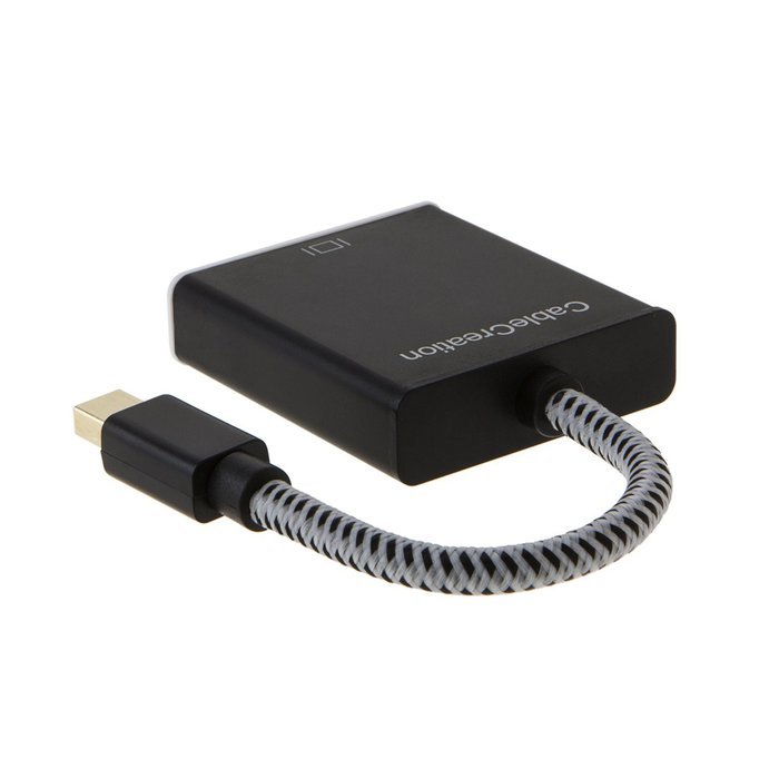 Mini DP to HDMI VGA Adapter, 2-in-1 (Two-In-One) Mini DisplayPort (Thunderbolt compatible) to HDMI/VGA converter... N21
