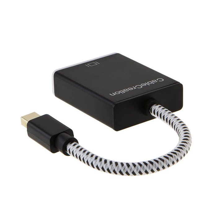Mini DP to HDMI VGA Adapter, 2-in-1 (Two-In-One) Mini DisplayPort (Thunderbolt compatible) to HDMI/VGA converter... N23