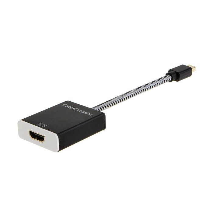 Mini DP to HDMI VGA Adapter, 2-in-1 (Two-In-One) Mini DisplayPort (Thunderbolt compatible) to HDMI/VGA converter... N24