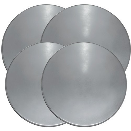 New RANGE KLEEN 550-4 Stainless Steel Round Burner Kovers, 4 pk