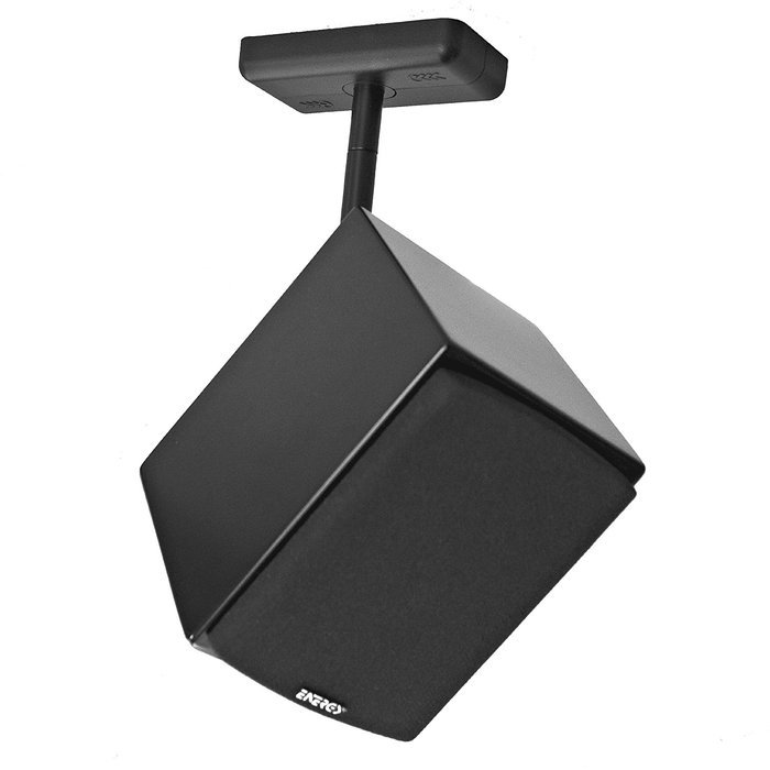 Pinpoint Mounts AM21-Black Universal Home Theater Speaker Wall Ceiling Mount with Electrical Box Installation... N13