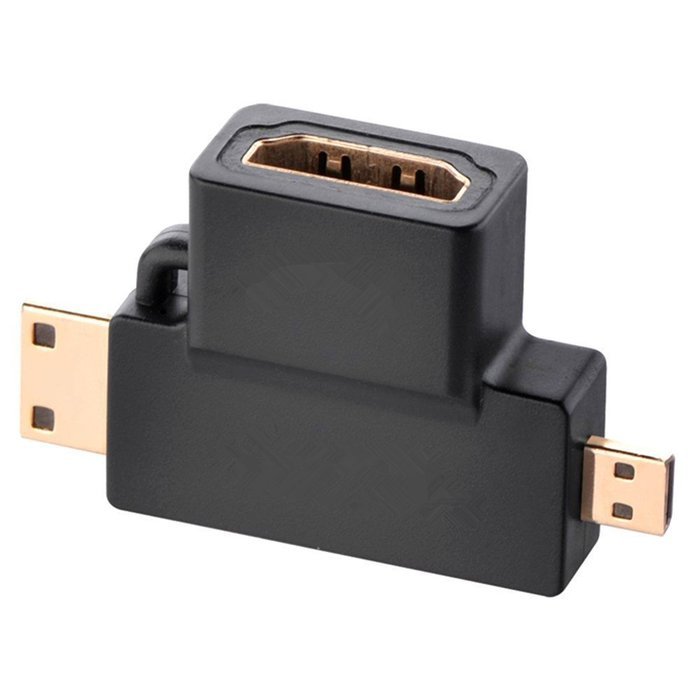 Boytond mini Golden Plated Hdmi Cable Adapters Changer Adapter Converter Mini Hdmi Micor Hdmi or male fmale for... N21