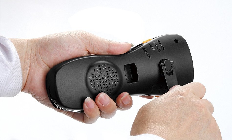 Sinvitron Hand Crank Self Powered Emergency Radio with LED Flashlight, Alarm, Swiss Knife Tool Set, Mobile Cell... N8
