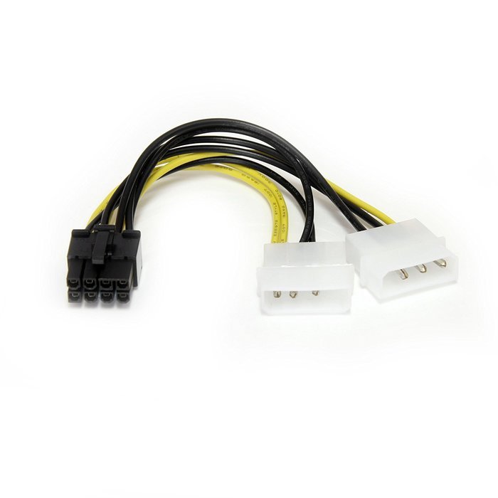 StarTech.com PCIEXSPLIT6 6-Inch PCI Express Power Splitter Cable N8