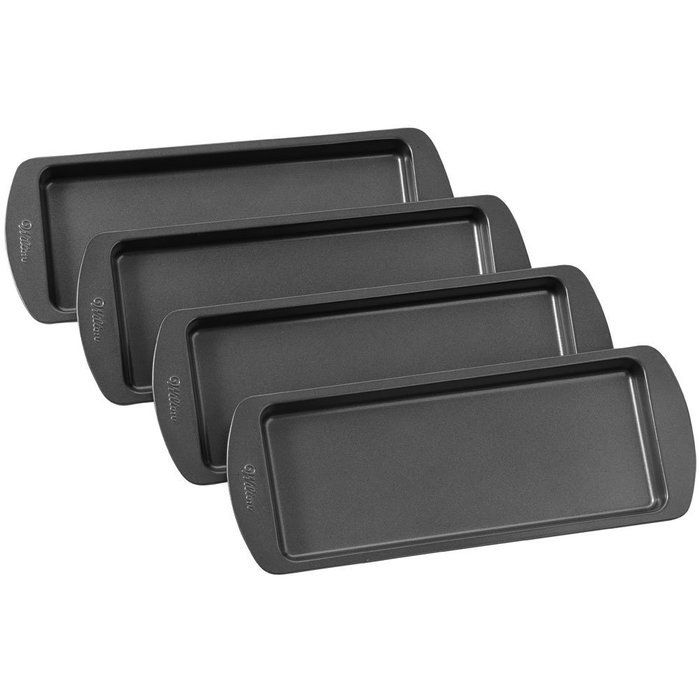 Easy Layers Rectangular Loaf Pans & 8" Round Cake Pans Rainbow Ombre Effects