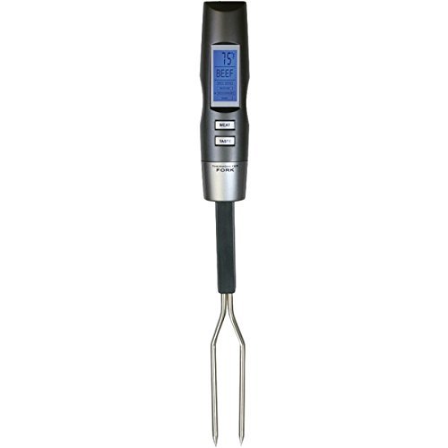 New CHEFS BASICS SELECT HW5308 BBQ Digital Thermometer Fork with Display