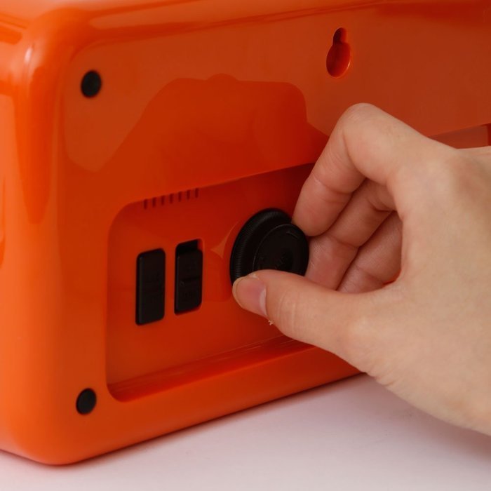 Idea International: Bruno Retro Digital Flip Clock Large - Orange N5