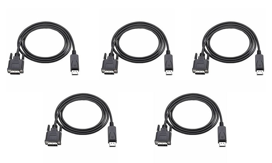 C&E CNE96374 Premium Black DisplayPort Male to DVI Cable Male - 6 feet / 2 meters N2