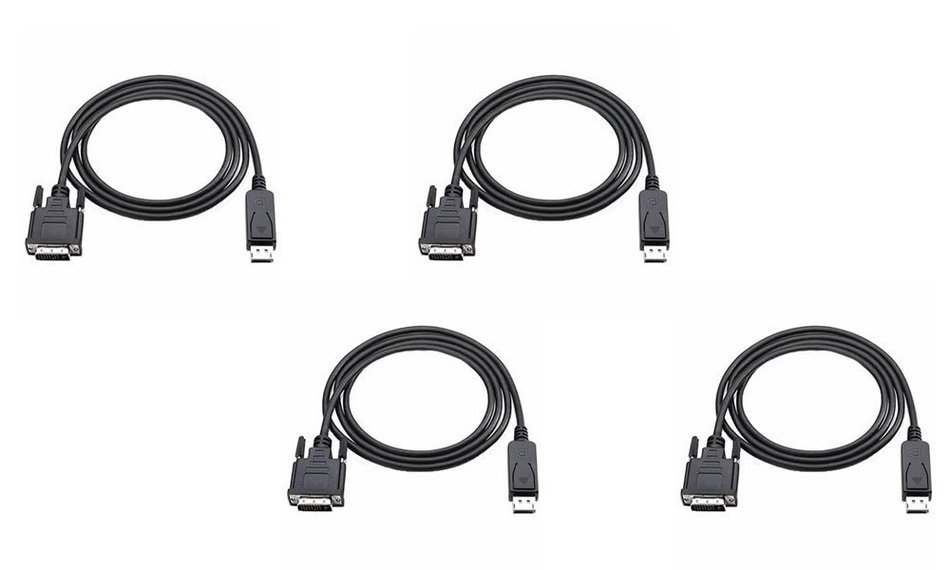 C&E CNE96374 Premium Black DisplayPort Male to DVI Cable Male - 6 feet / 2 meters N3