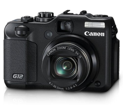 Canon G12 10 MP Digital Camera with 5x Optical Image Stabilized Zoom and 2.8 Inch Vari-Angle LCD N3