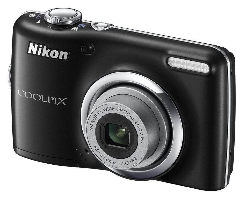 Nikon Coolpix L23 Digital Camera -Black (10mp, 5x Optical Zoom) 2.7-inch LCD N3