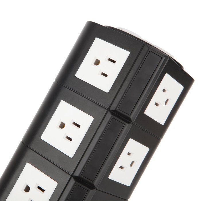 Power Strip, Safemore Smart 6-Outlet with 4-USB Surge Protection Power Socket 4000W 110-250V Worldwide Voltage... N12