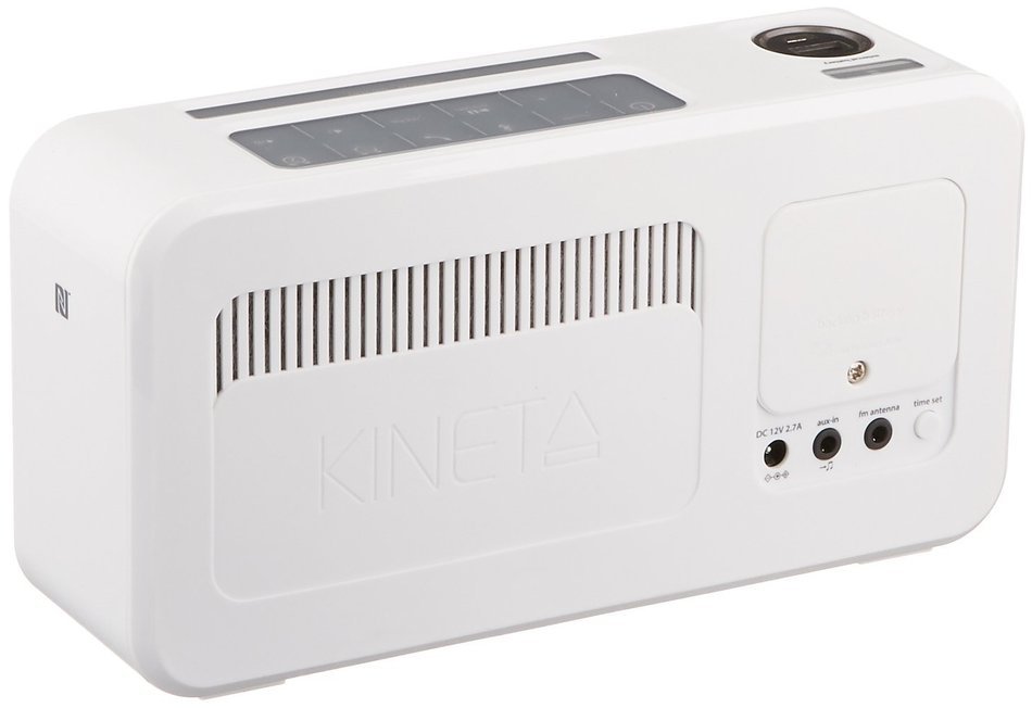 iHome IKN105WC BT Clk Spkph Remv Bty Pk Wht N4