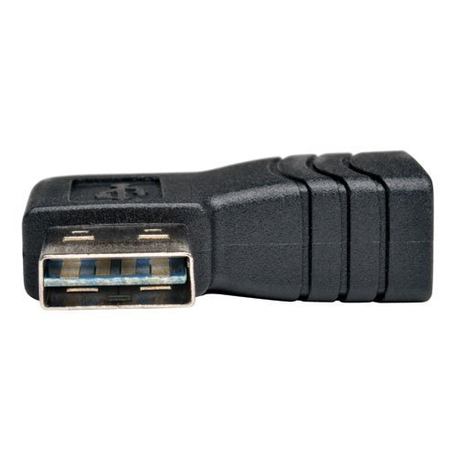 Tripp Lite Universal Reversible USB 2.0 Hi-Speed Adapter (Reversible A to Right Angle A M/F)(UR024-000-RA) N3