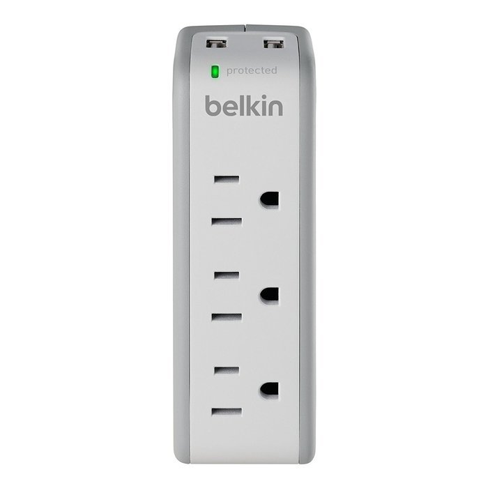 Belkin Mini Surge Protector with USB Charger - 1 AMP (Retail Package) N3