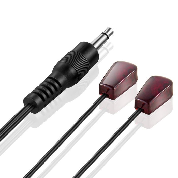 IR Infrared Emitter Extender Cable Extension (10 Feet 3M) Dual Head2 Eye 3.5mm Jack Infrared Red Transmitter Blaster... N3