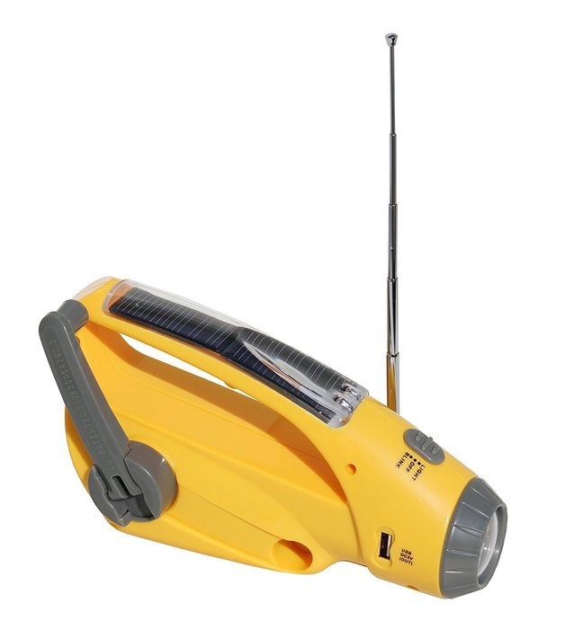 Portable Dynamo Solar Hand Crank Radio 3-Way Powered Solar Power,Dynamo Crank, Wind Up Emergency SOS AM/FM Alert... N5
