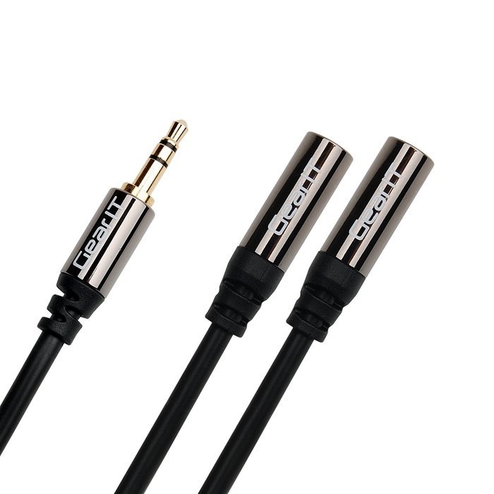 GearIT Pro Series Gold Plated 3.5mm Auxiliary Audio Stereo Y Headphone Splitter Extension Male to Female Cable... N11