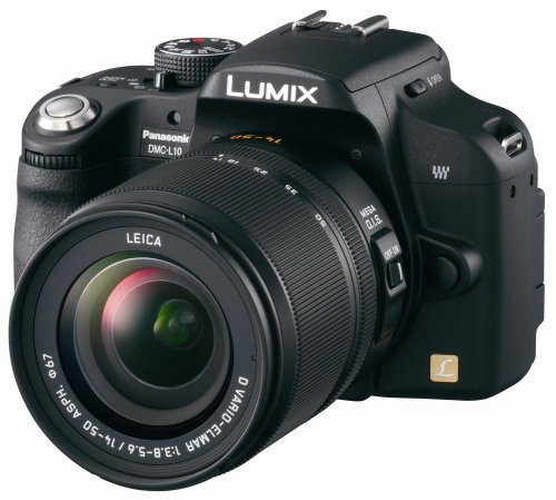 Panasonic DMC-L10 10.1MP Digital SLR Camera with Leica D Vario-Elmar 14-50mm f/3.8-5.6 Mega OIS Lens N3