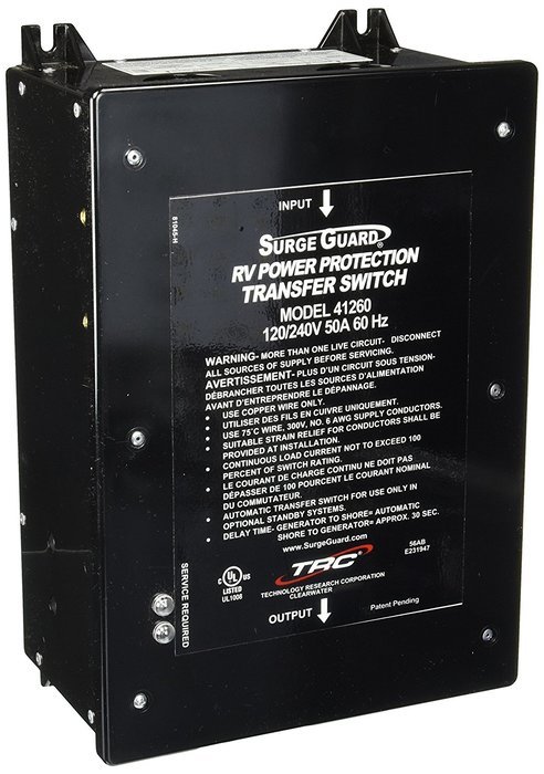 Technology Research 4126000101 50 Amp Surge Guard Transfer Switch
