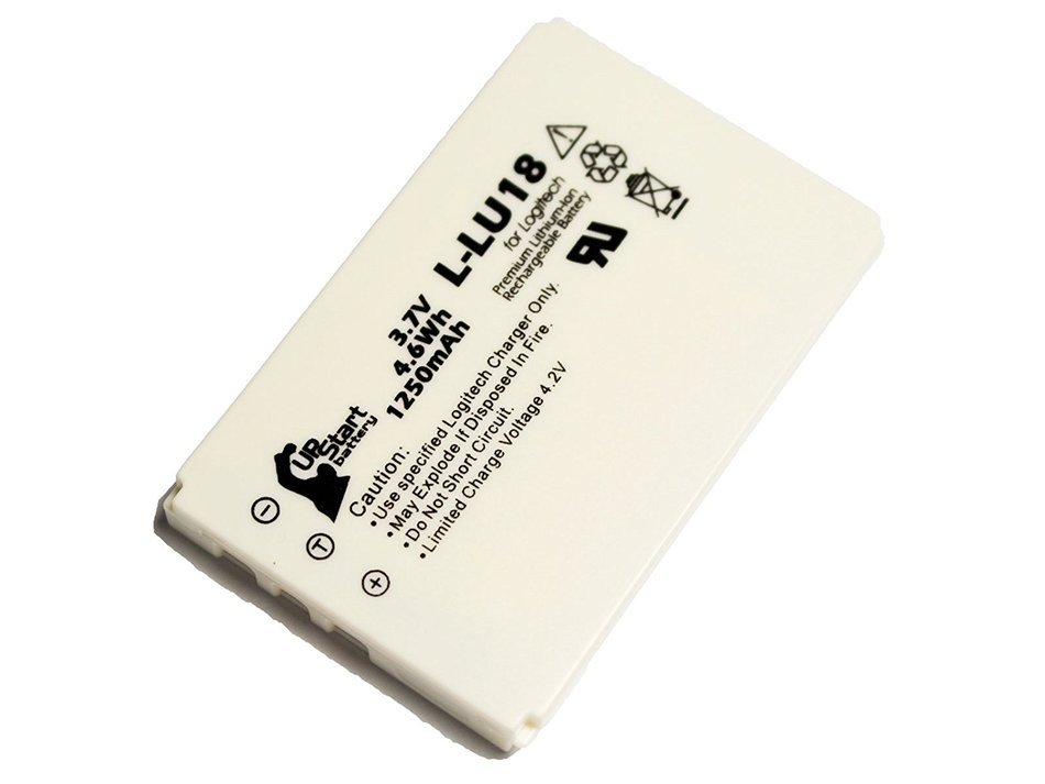 Logitech L-LU18 Battery Replacement (1250mAh, 3.7V, Lithium-Ion) - Compatible with 190582-0001, F12440056, Harmony... N3