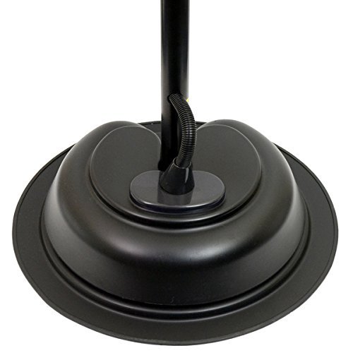 Black 24-inch Patio Metal 280 Watt Misting Oscillating Fan N6